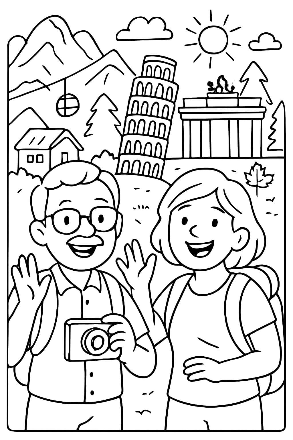 Die weltweiten Reisen meiner Tante und meines Onkels zu den französischen Alpen, Italien, Deutschland, Kanada, der Schweiz und Hawaii.