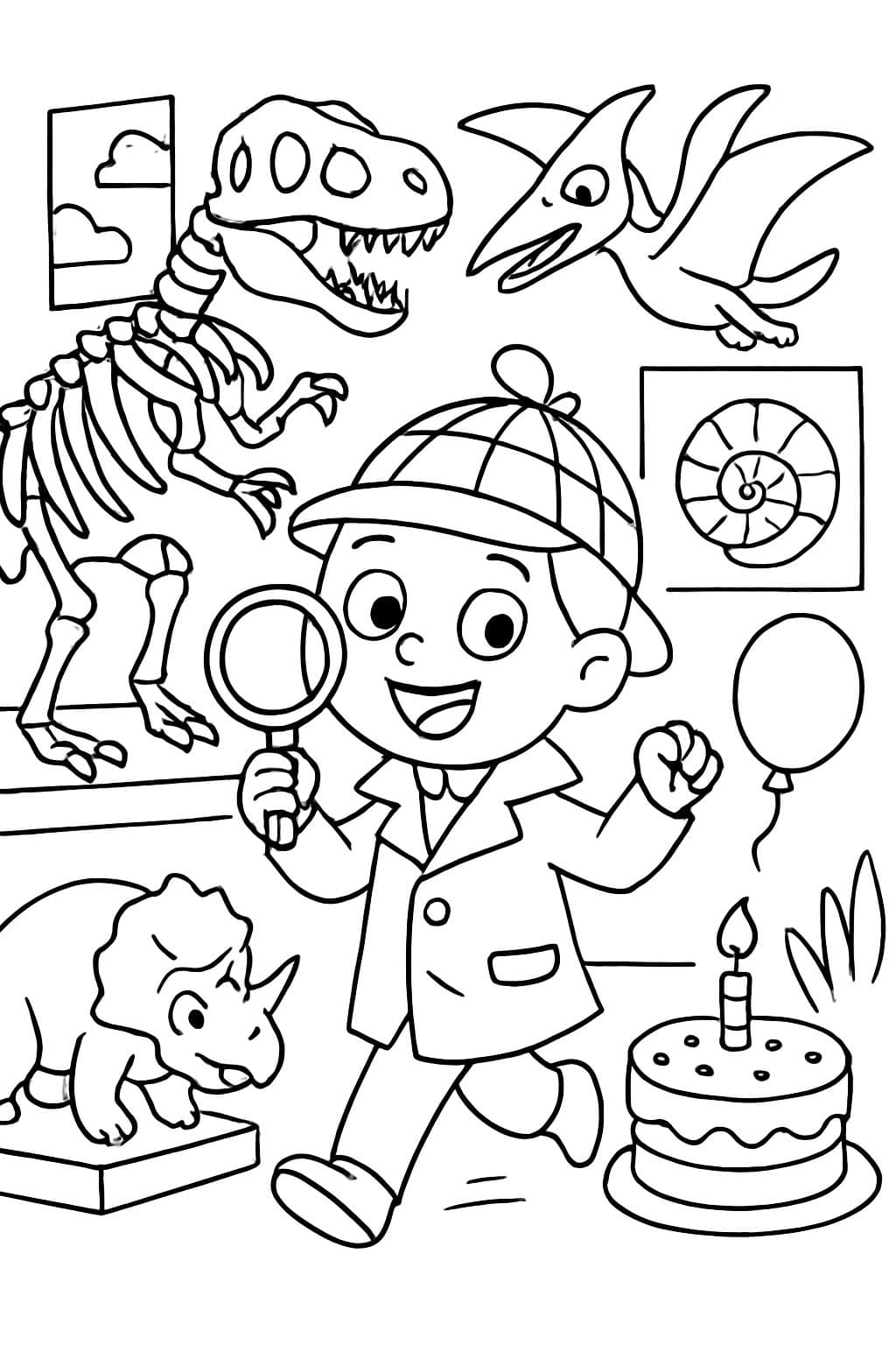 Anniversaire de détective 11 au musée d'histoire naturelle