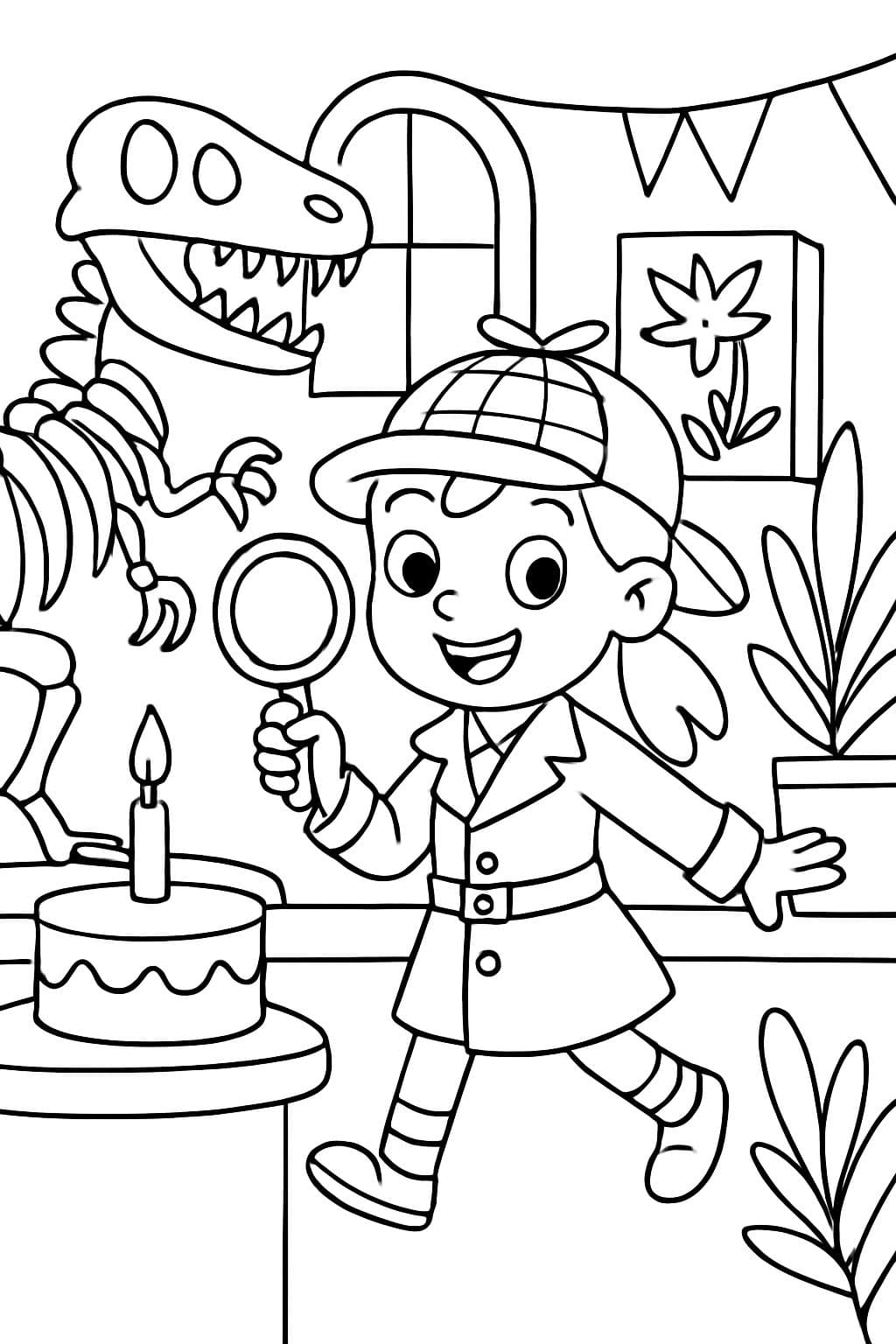 11ème anniversaire au musée d'histoire naturelle fille détective