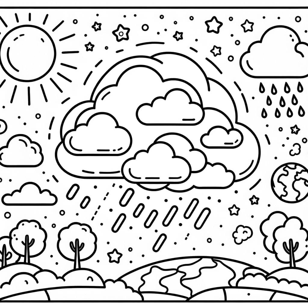 einfach nur Wolken. keine Bäume. keine Sonne. kein Regen. kein Erde. kein Land.