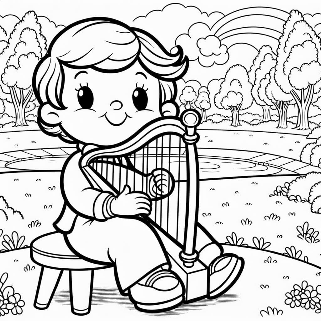 Harper es un niño dulce que ama pintar y pasar tiempo al aire libre.