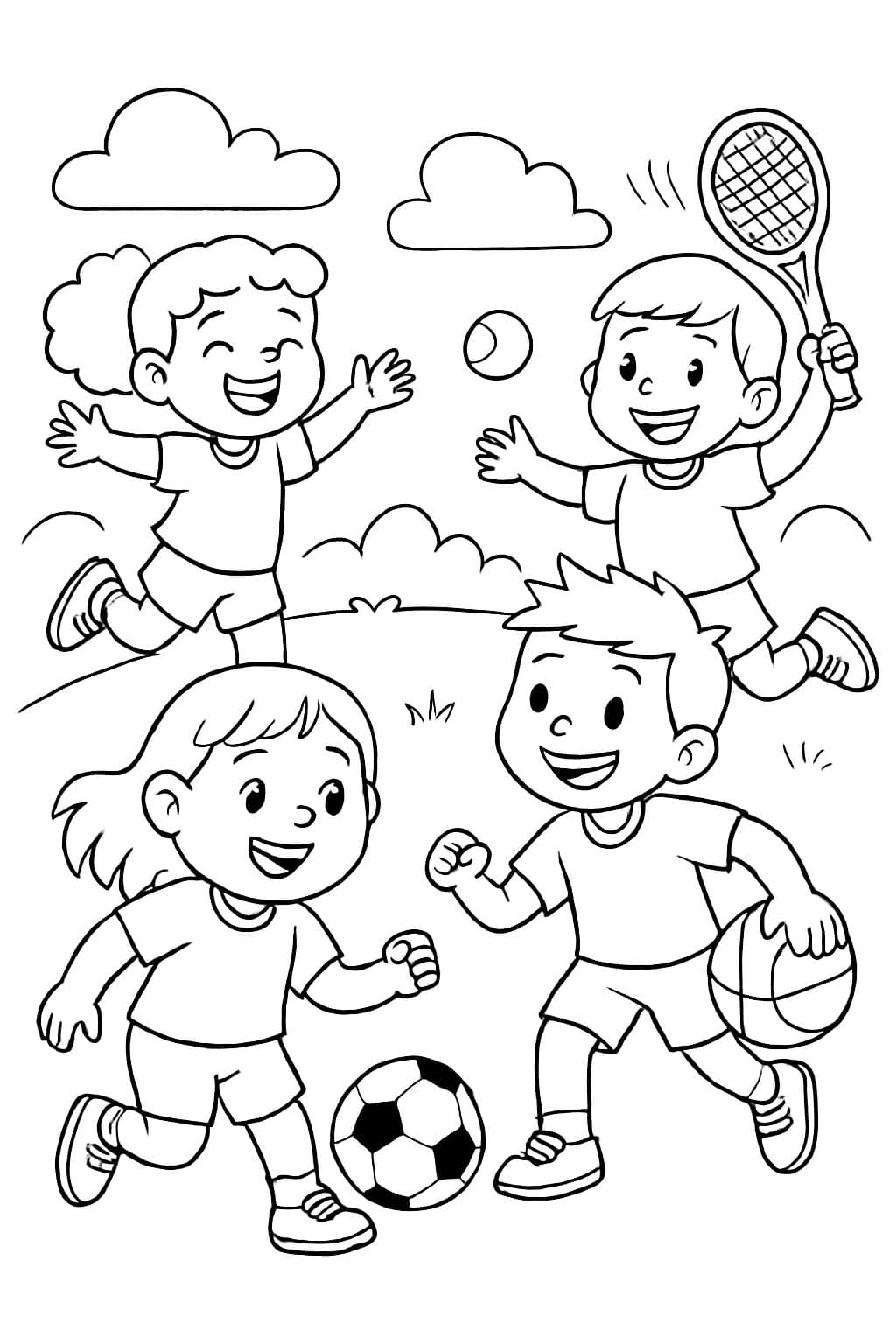 niños con y sin síndrome de Down en el deporte