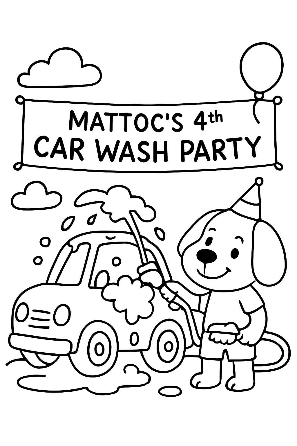 La cuarta fiesta de lavado de coches de Mattoc