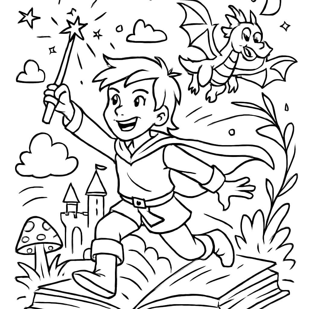 eine magische Welt, die in einem Buch verborgen ist