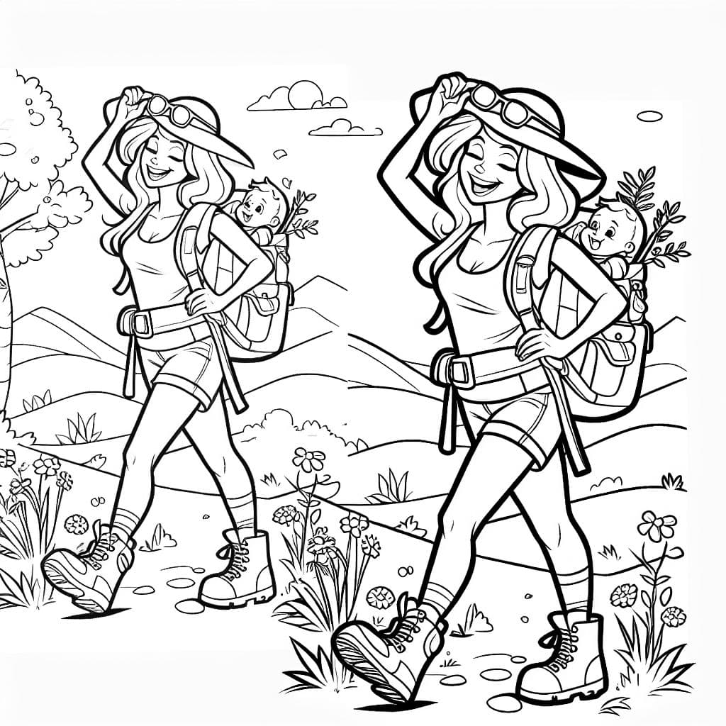 A girl who likes gardening hiking and is a mom