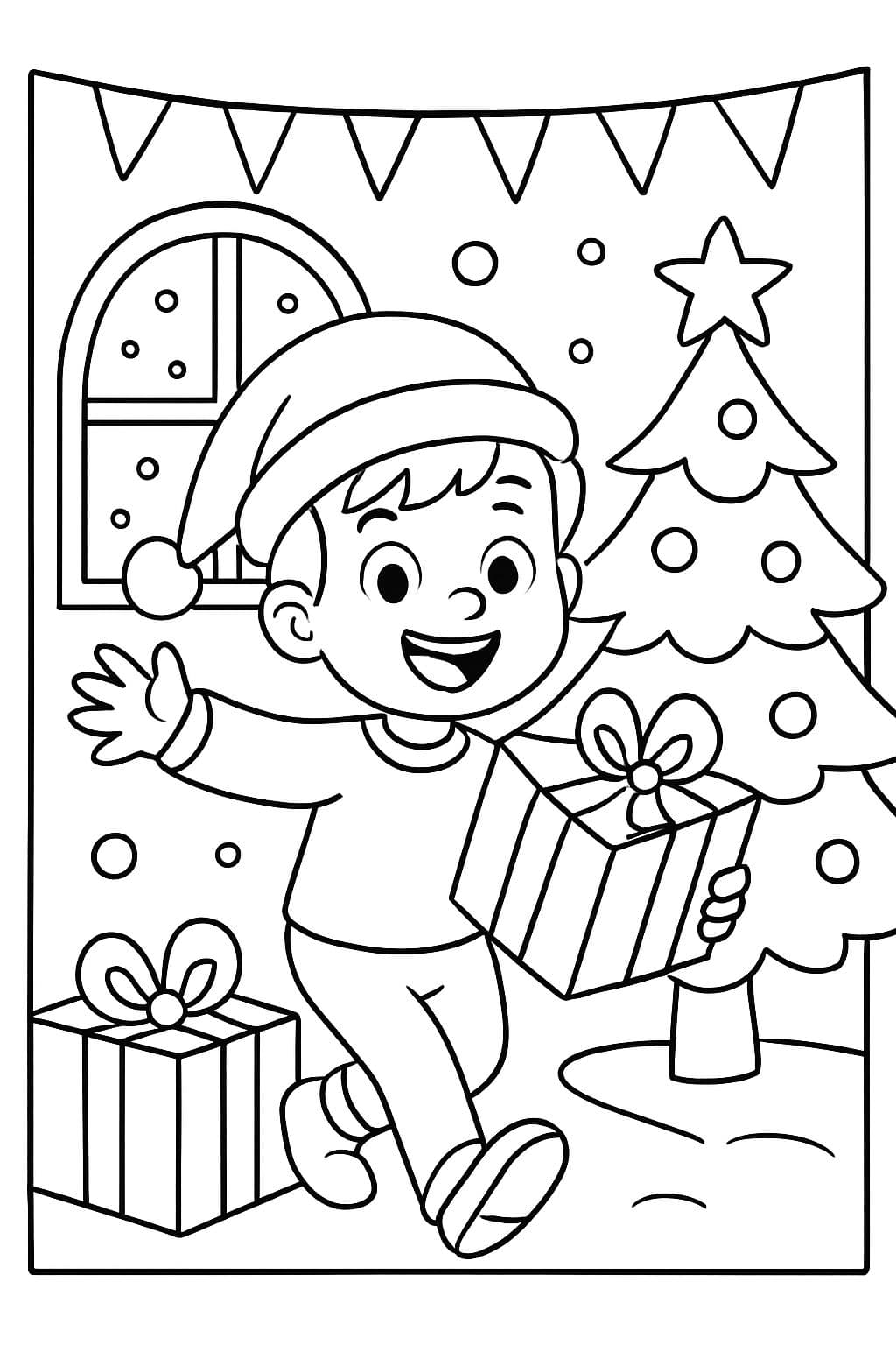 Frohe Weihnachten Michaelangelo (6 Jahre alter Junge)