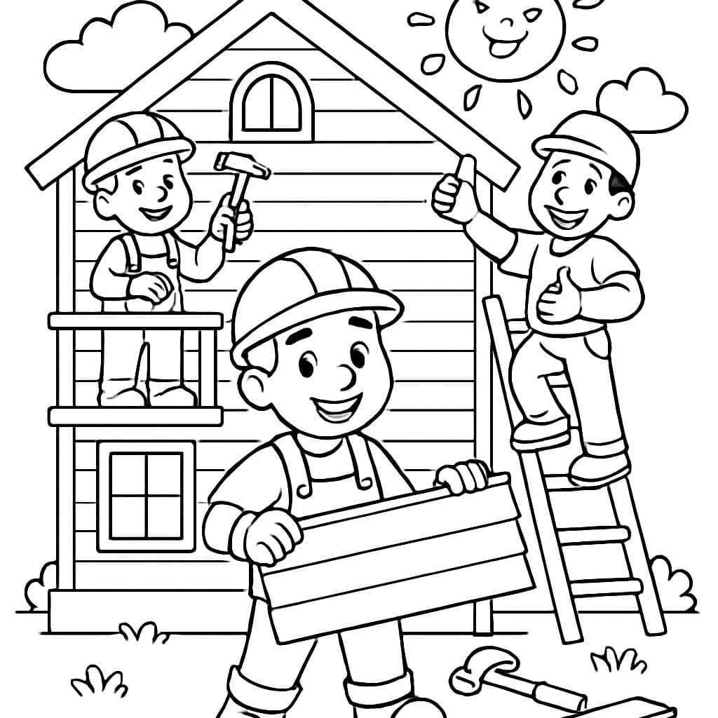 Une équipe installe des revêtements en vinyle sur une maison.