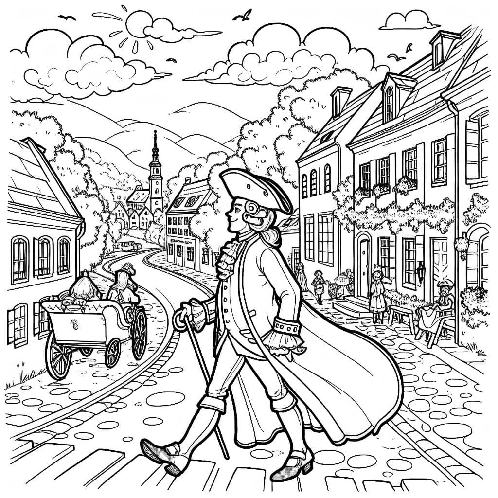 Johann Wolfgang von Goethe spaziert durch Weimar und Jena