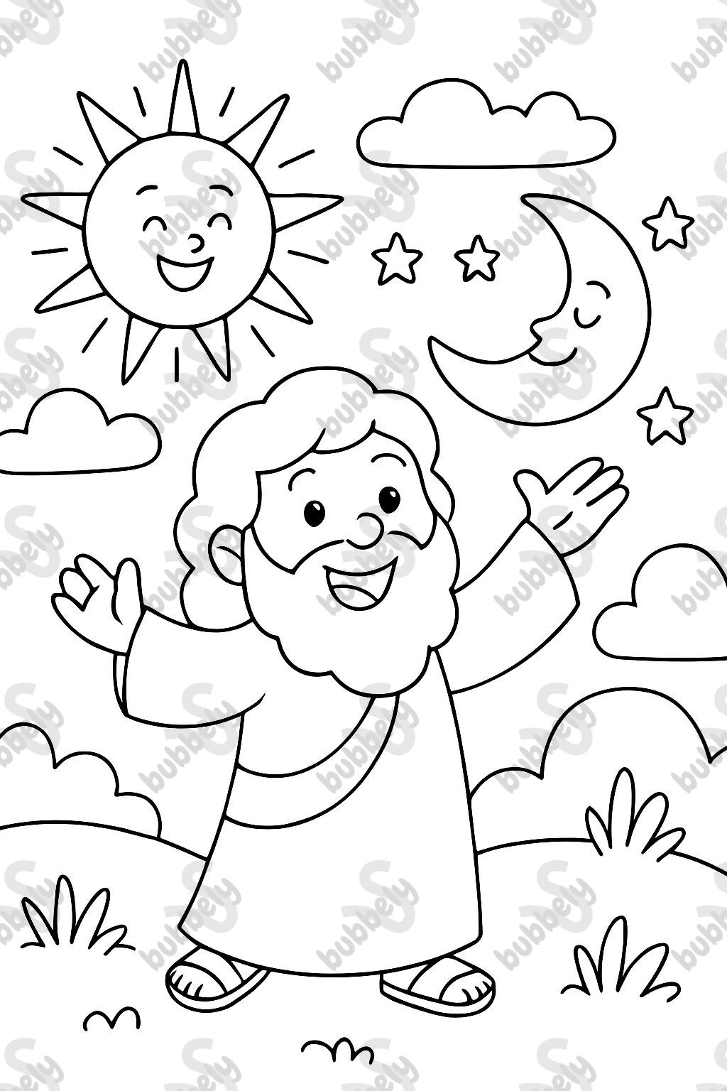 God created light and darkness