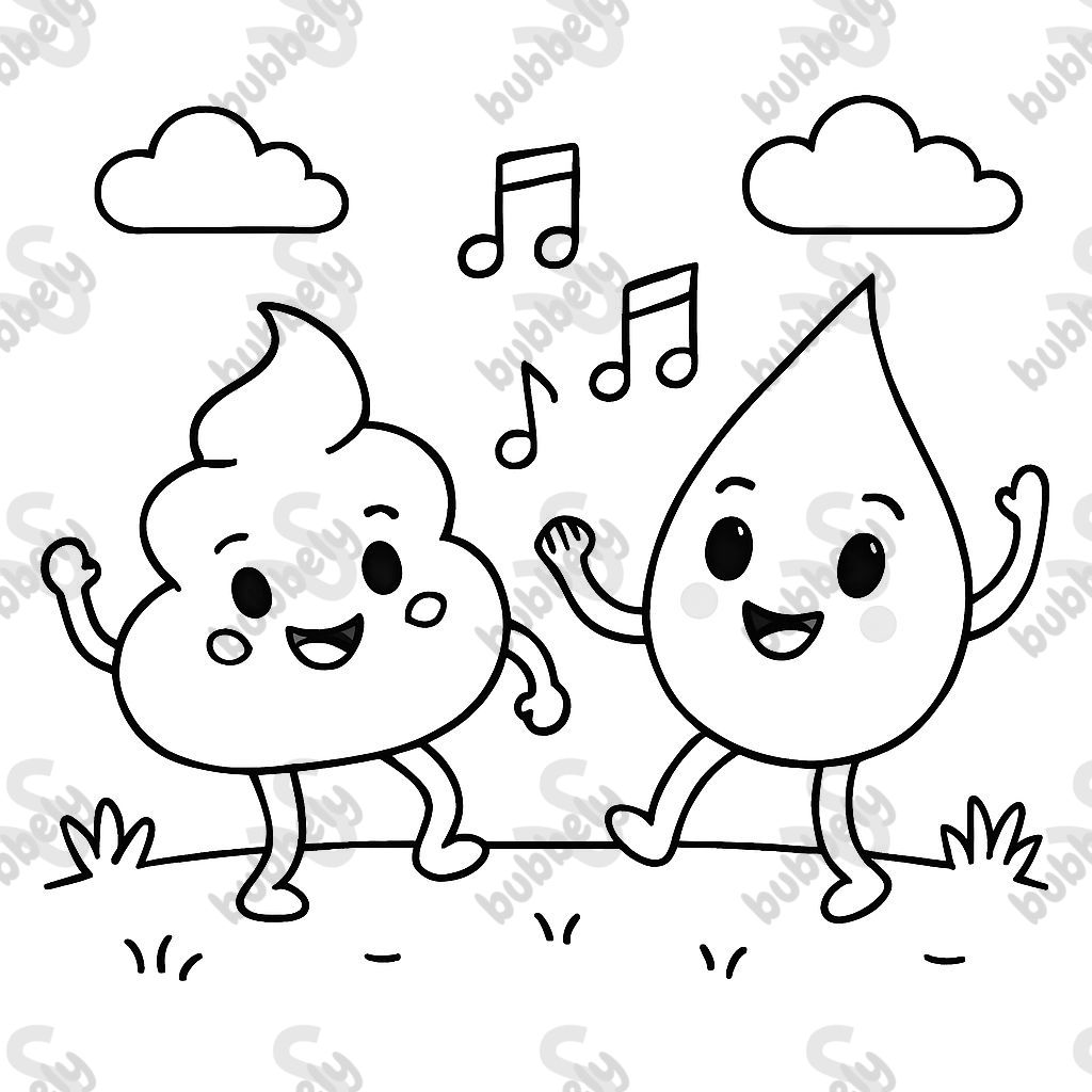 un caca qui danse avec du pipi un caca qui danse avec du pipi