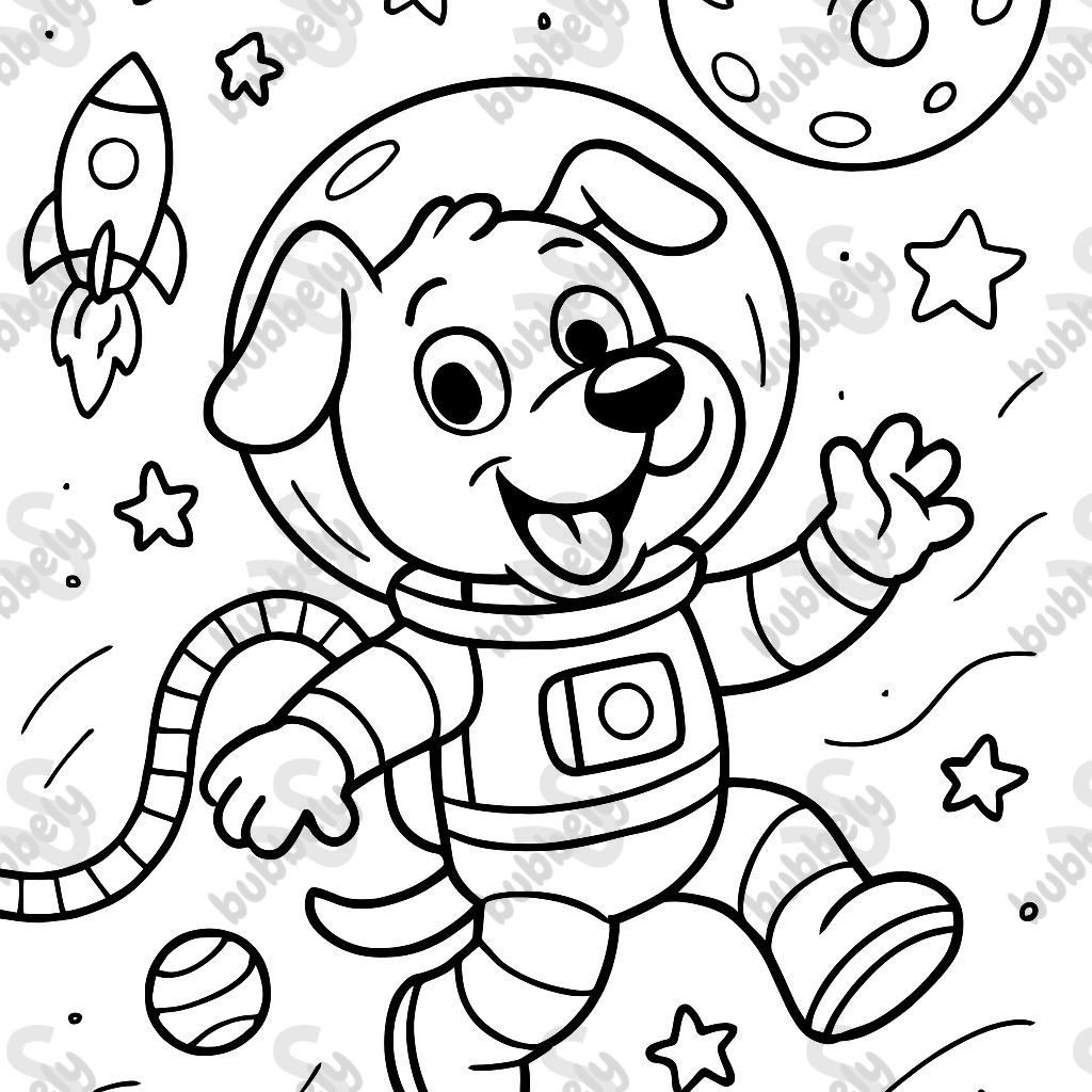 un chien en astronaute un chien en astronaute