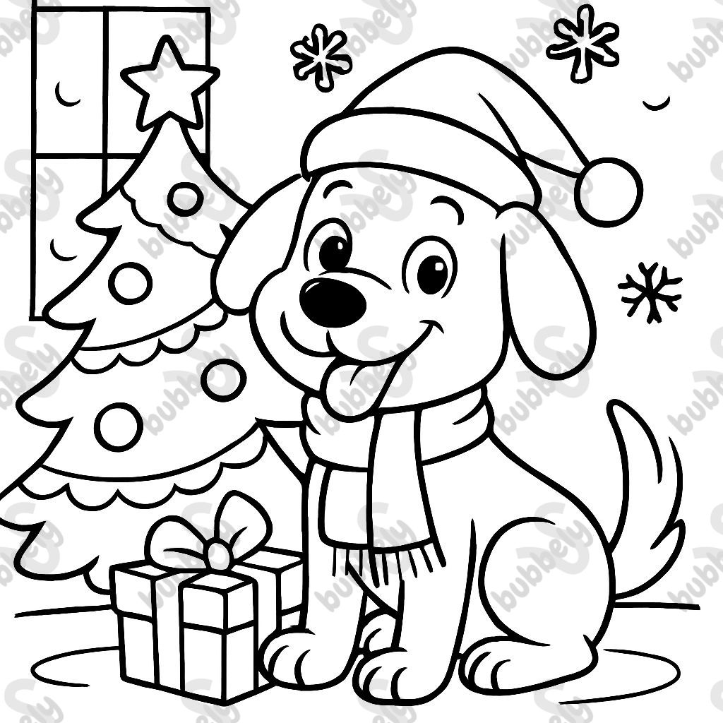 Chien à Noël Chien à Noël