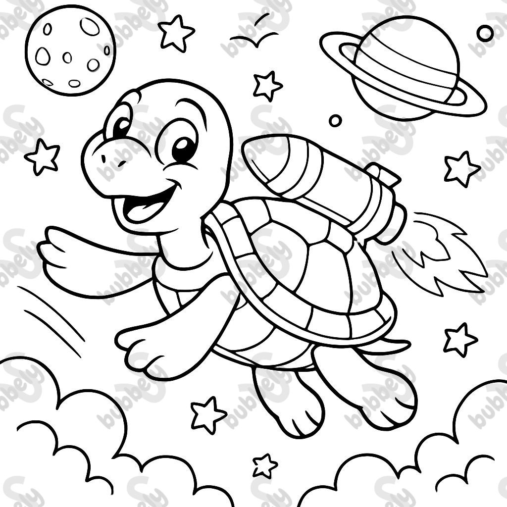 Tortue à propulsion de fusée Tortue à propulsion de fusée
