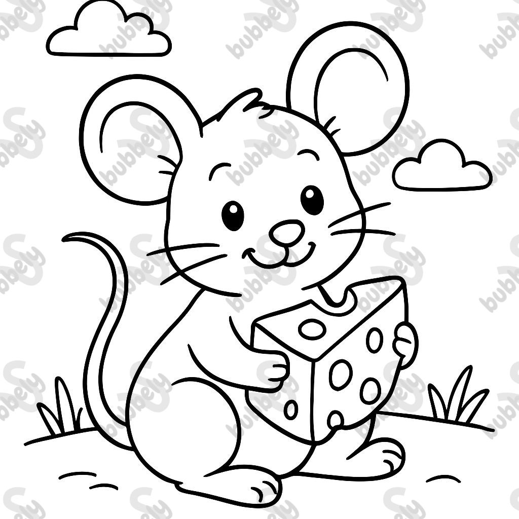 a mouse that loves cheese