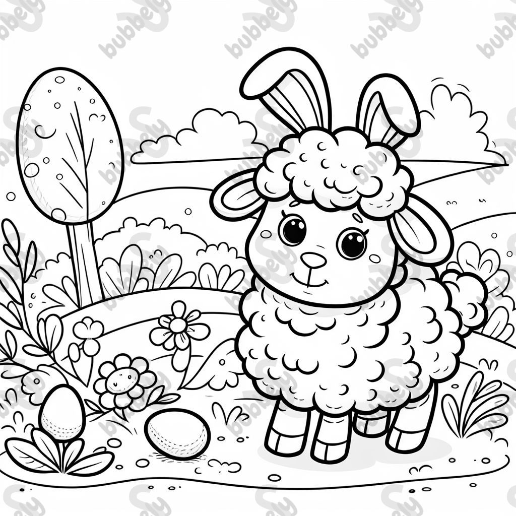 Sheep in Bunny Ears