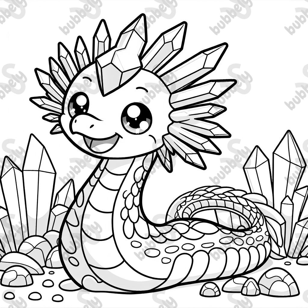 a crystal eel dragon 