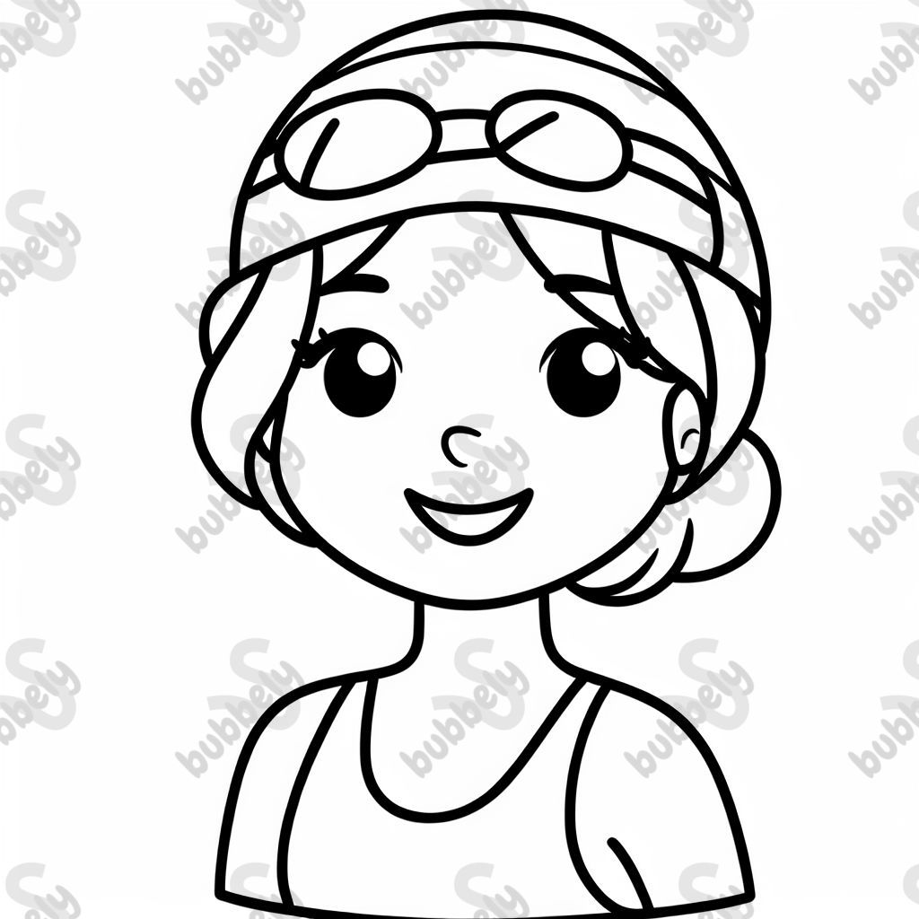 a female swim instructor