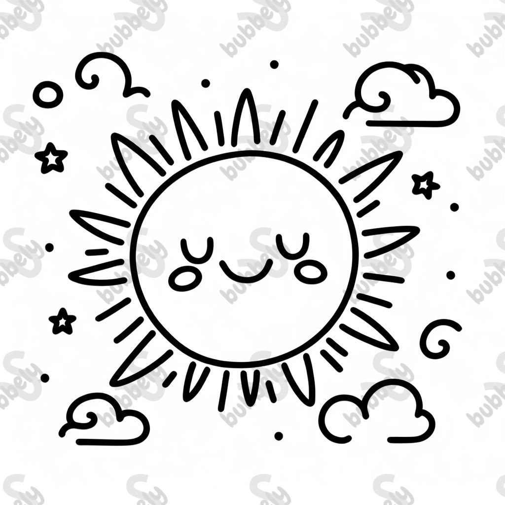 a happy sun