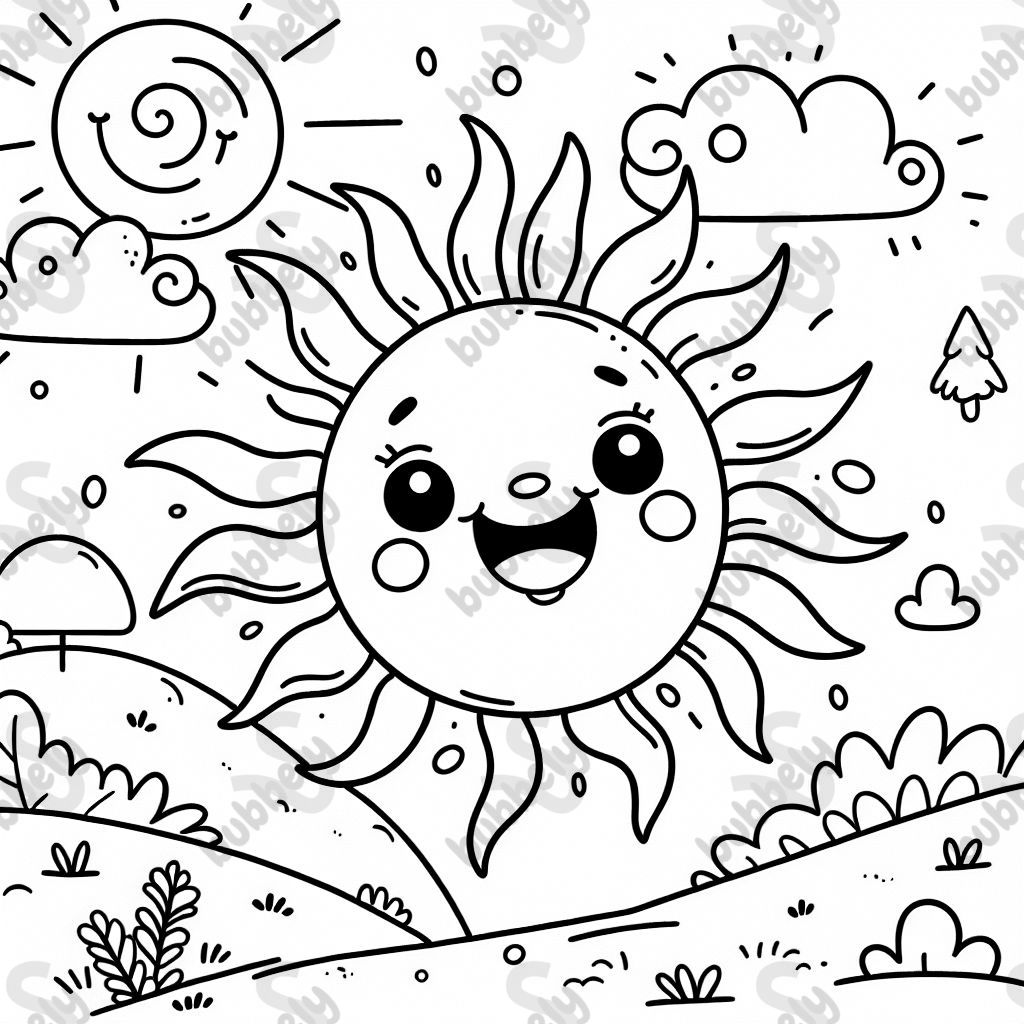 a happy sun