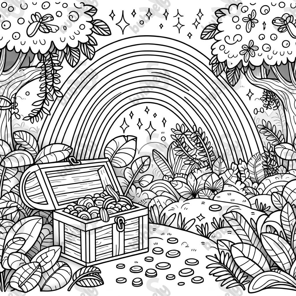 Trésor de la jungle arc-en-ciel Trésor de la jungle arc-en-ciel