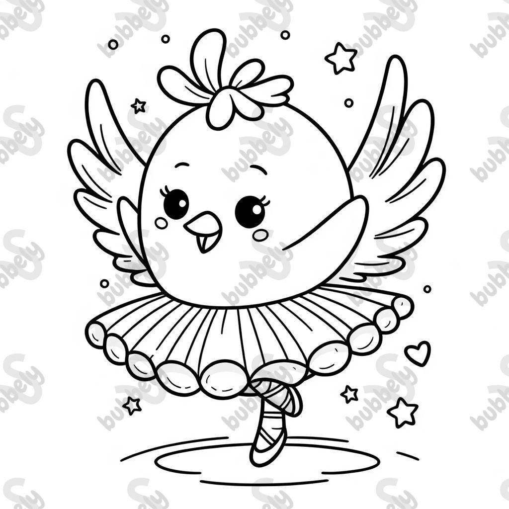 Bird with big wings and tutu in chicago