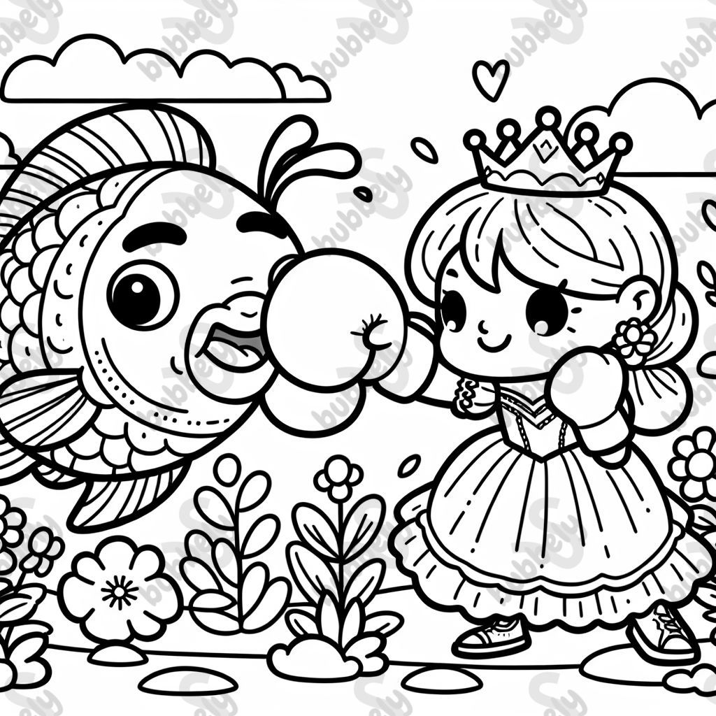 princesse boxe poisson