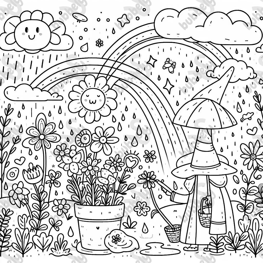 magic rainfall flowers