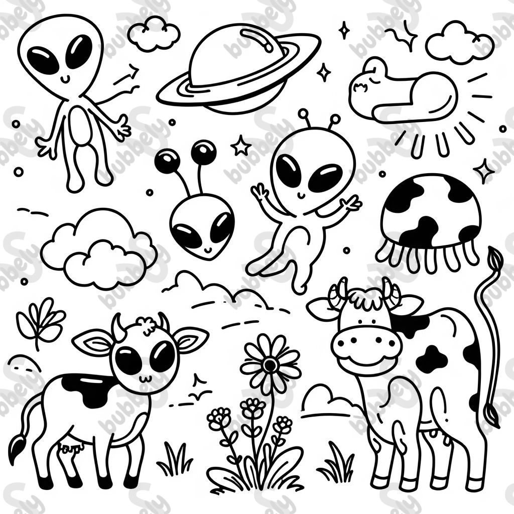 Aliens and cows