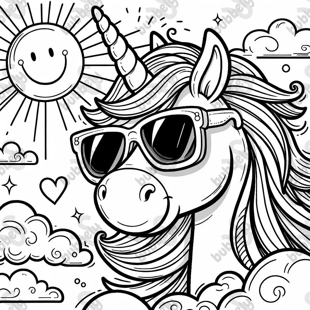 lunettes de soleil licorne