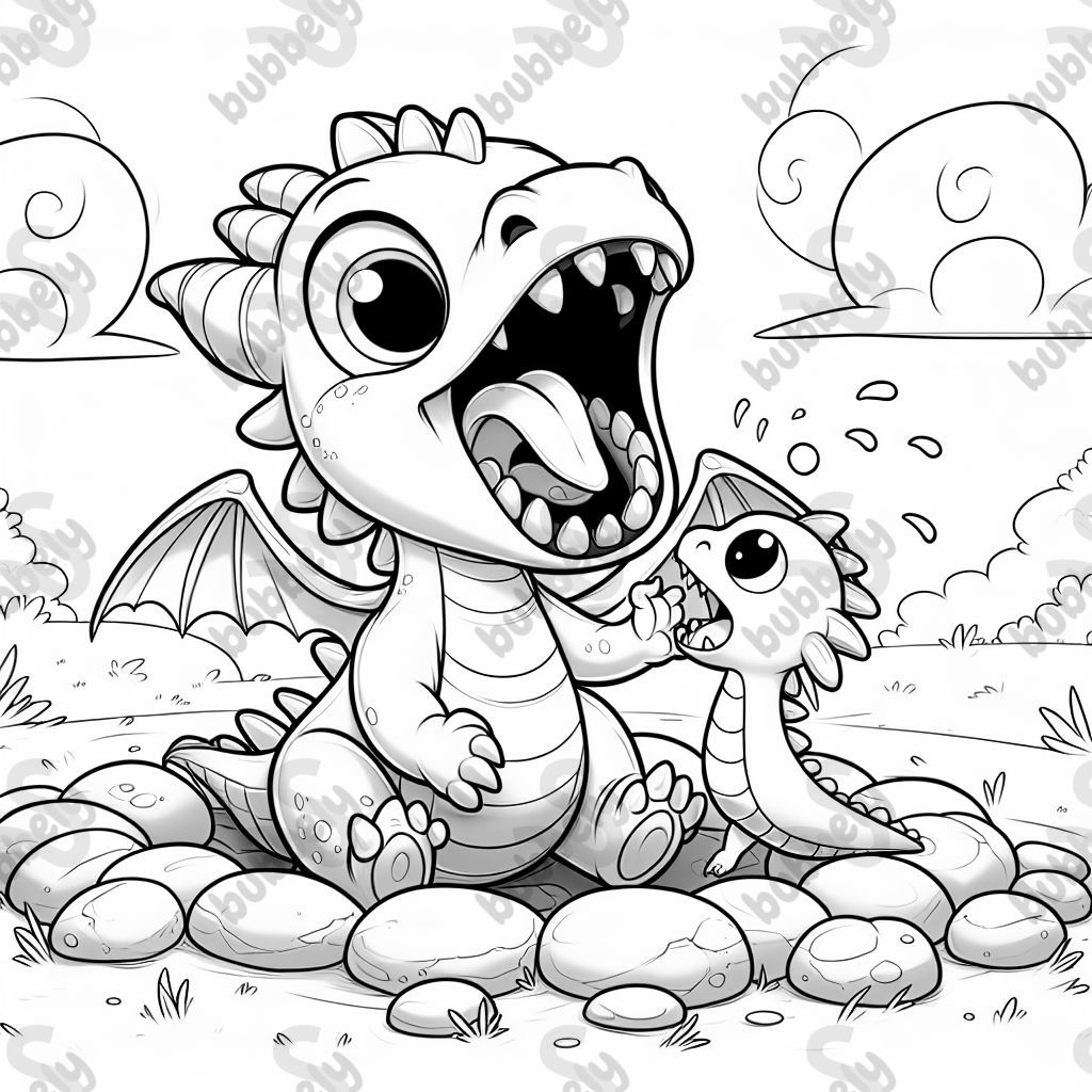La première dent des bébés dragons