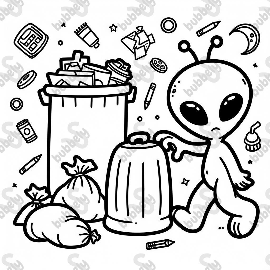 trash alien