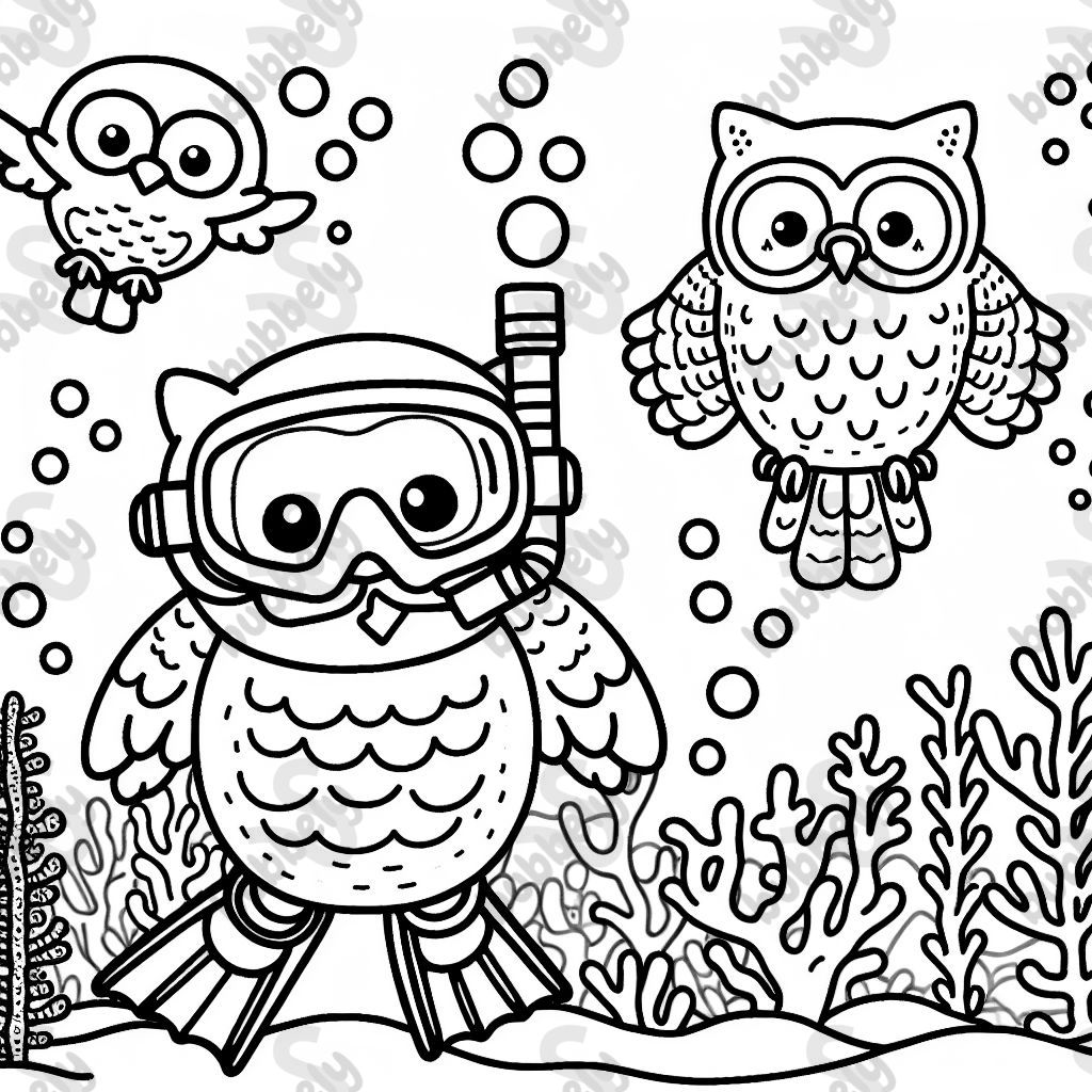 sucba diving owls