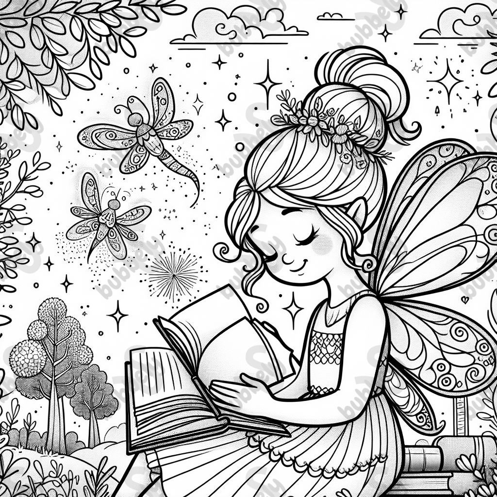 Fairy reading books