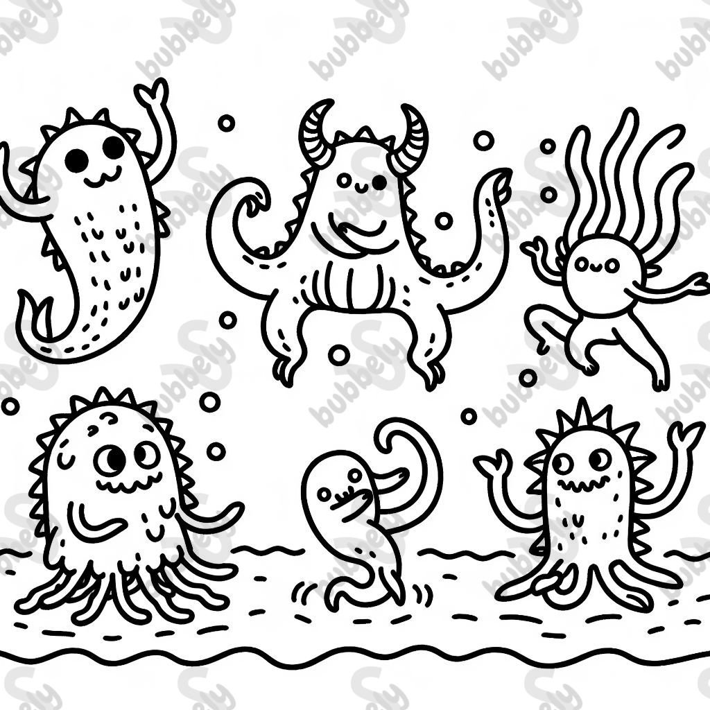 Monstres marins dansants Monstres marins dansants