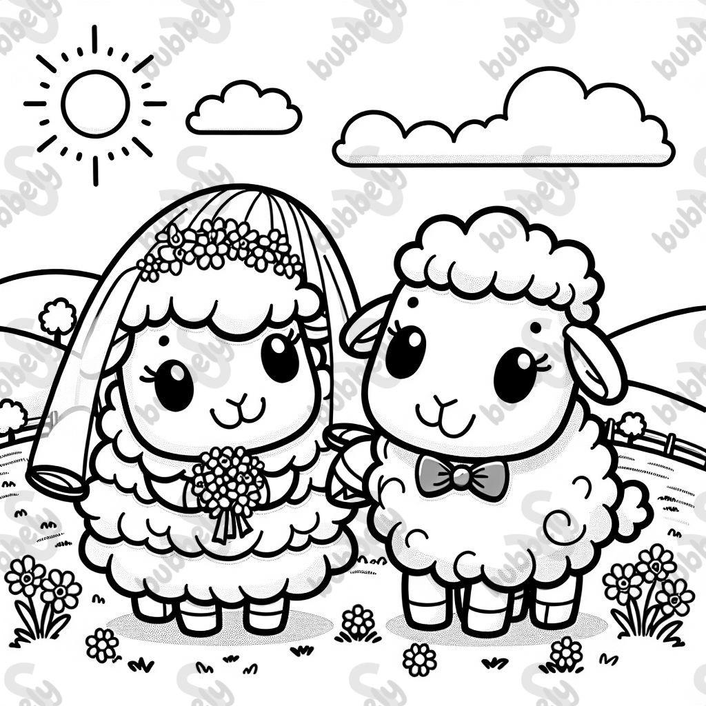 sheep wedding sheep wedding