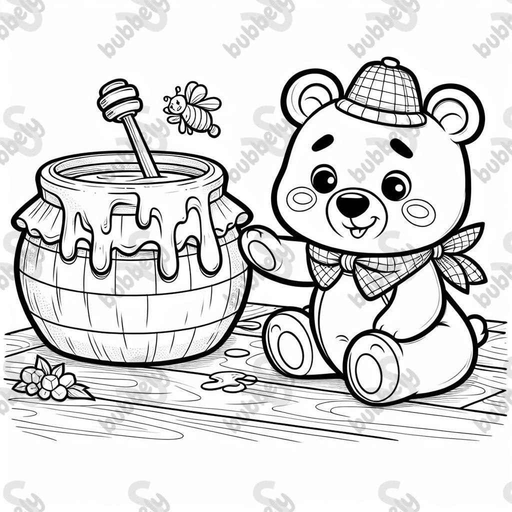 Honey pot and bear