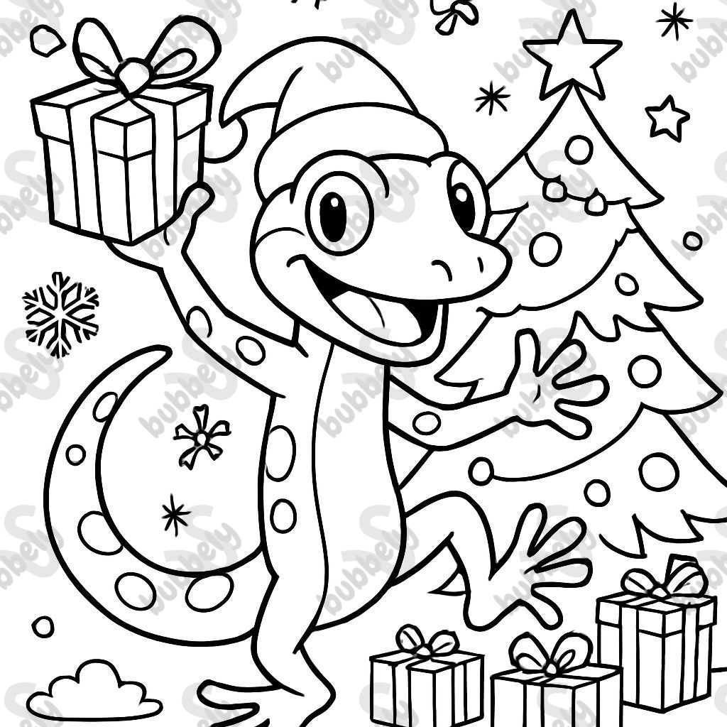 Christmas Lizard