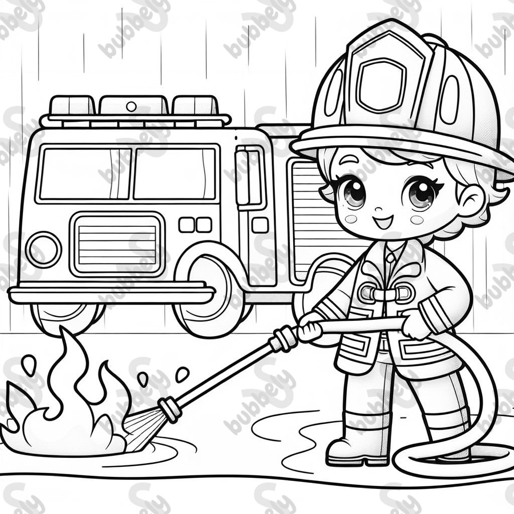 Firefighter Woman