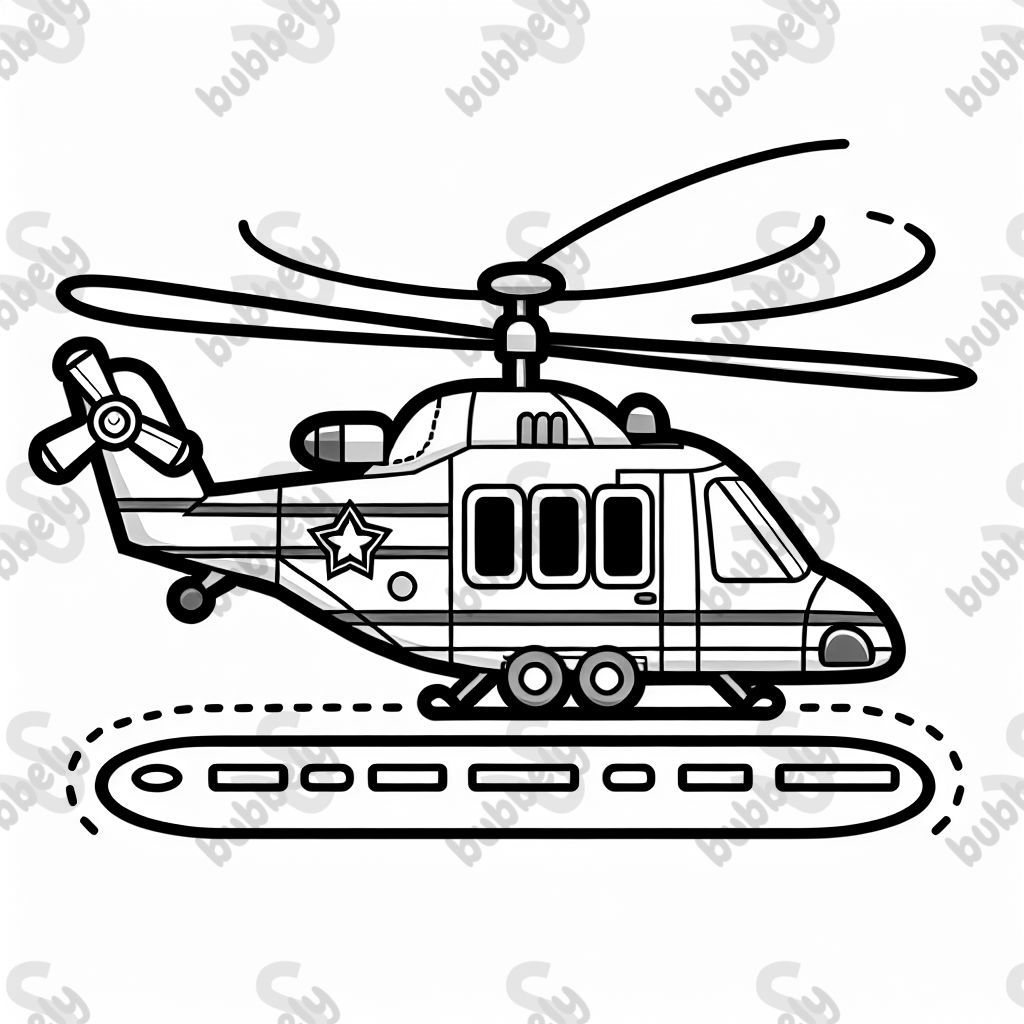 Firefighting helicopter