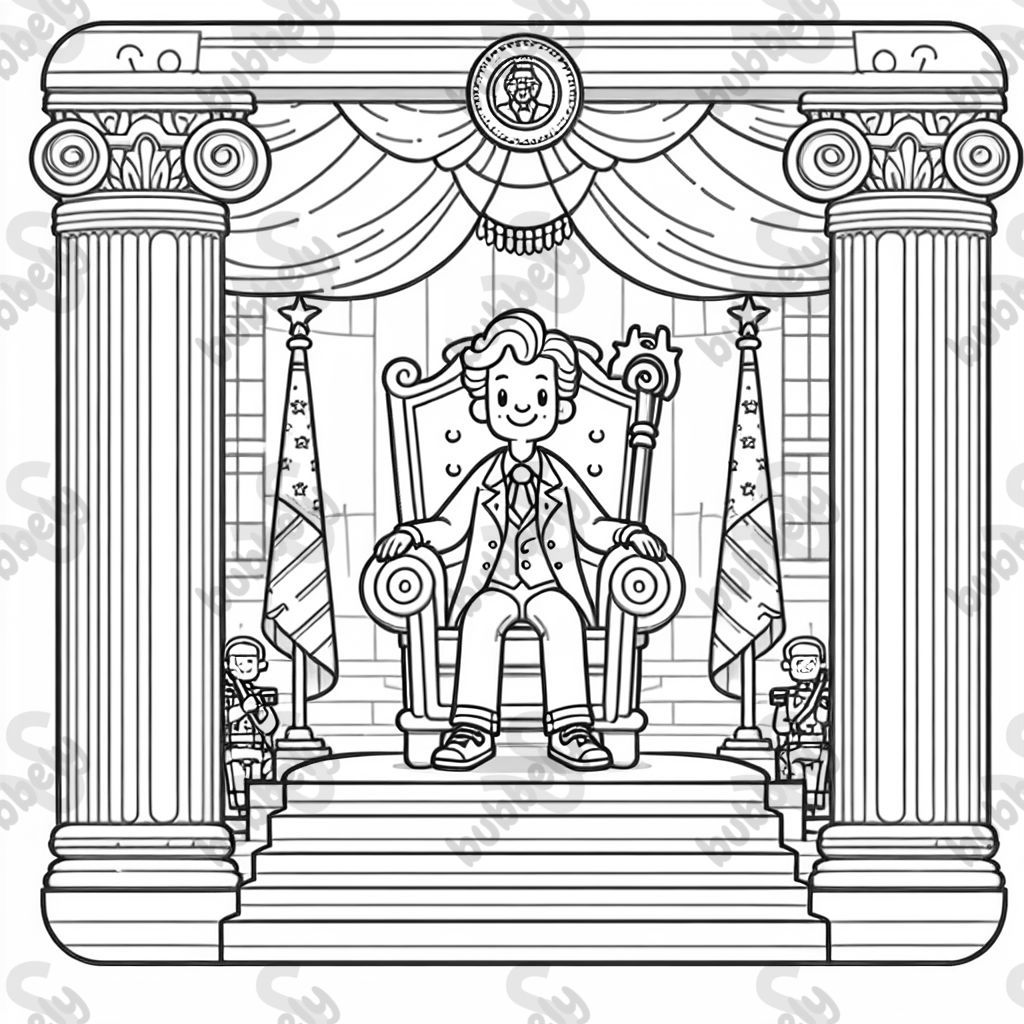 King in the Throne Room