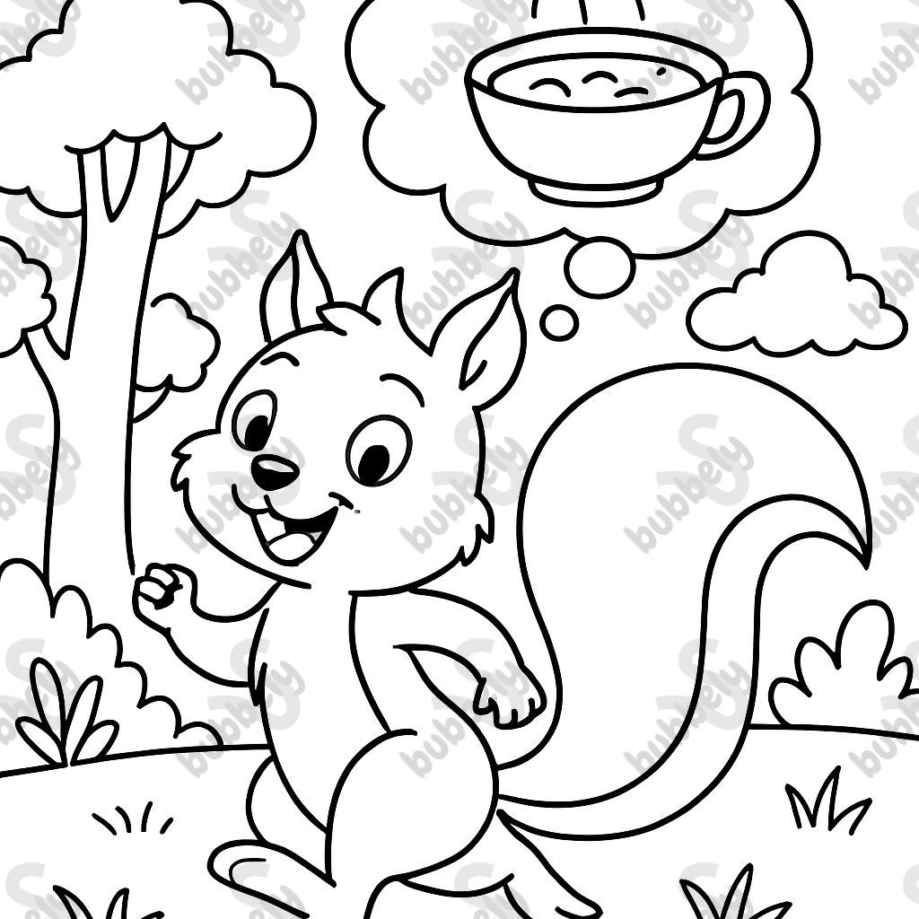 A little unicorn dreams of soup