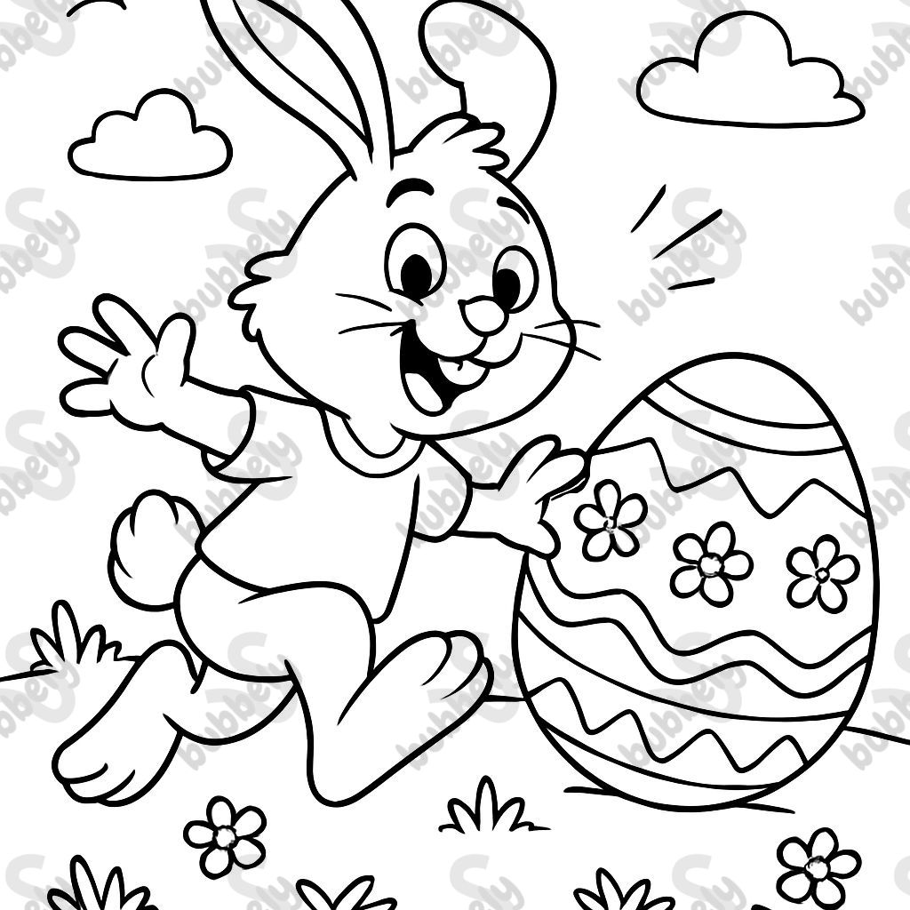 Oeuf de Pâques Coloré Oeuf de Pâques Coloré