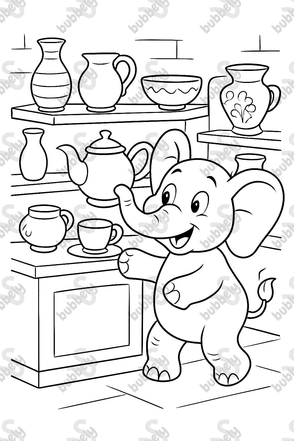 elephant in a china shop