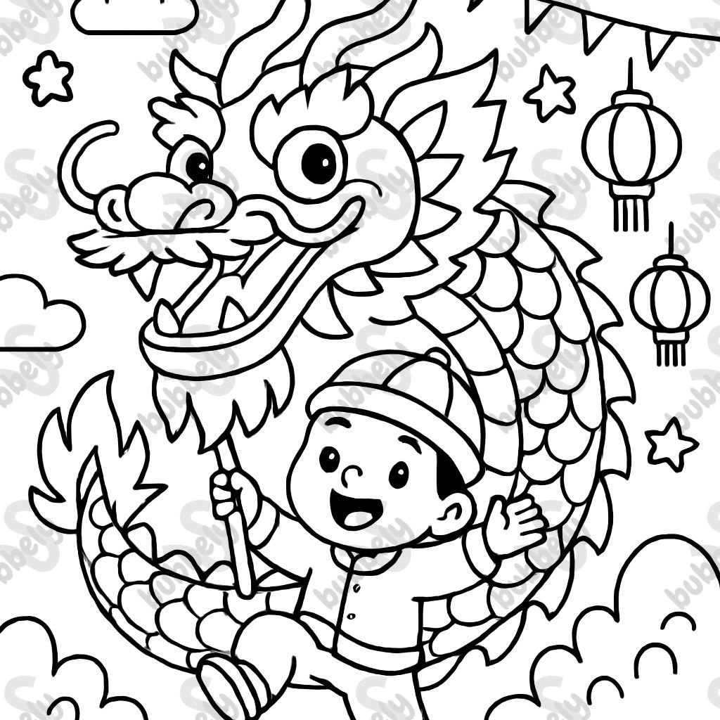 Chinese new year dragon