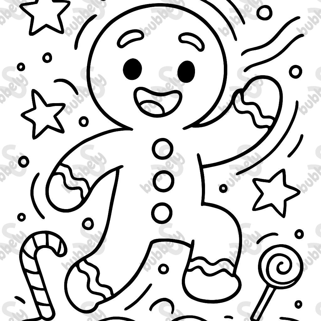 cute gingerbread man