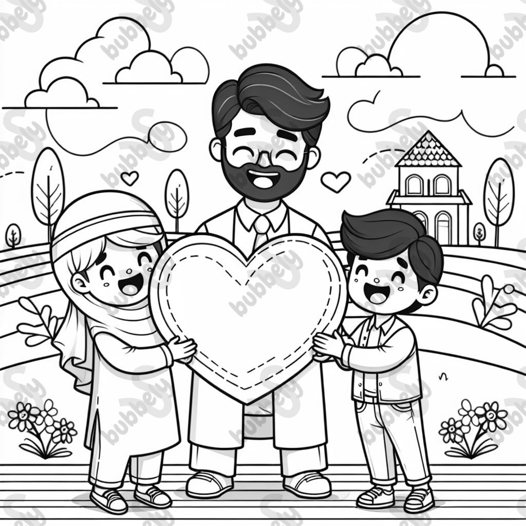 Thanks dad with hearts.