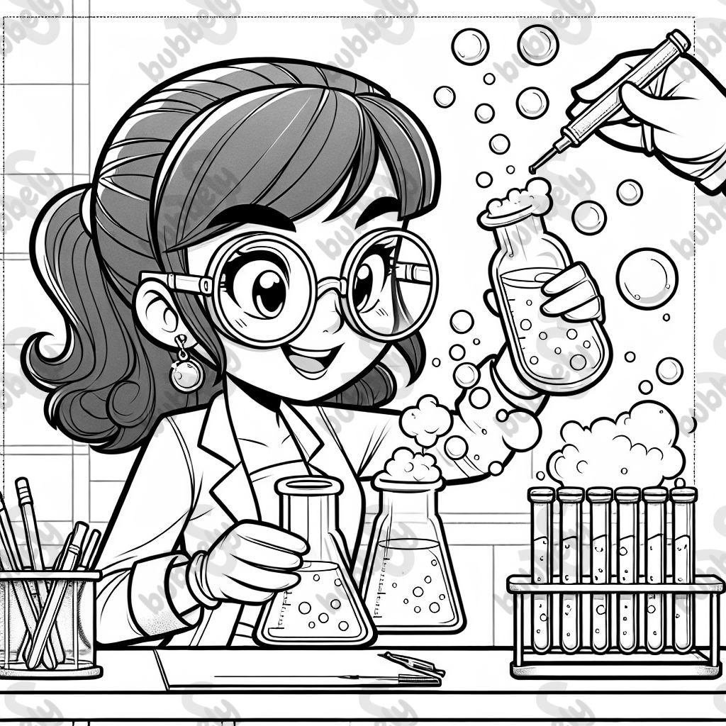 A cool scientist conducting exciting experiments and making new discoveries. A cool scientist conducting exciting experiments and making new discoveries.