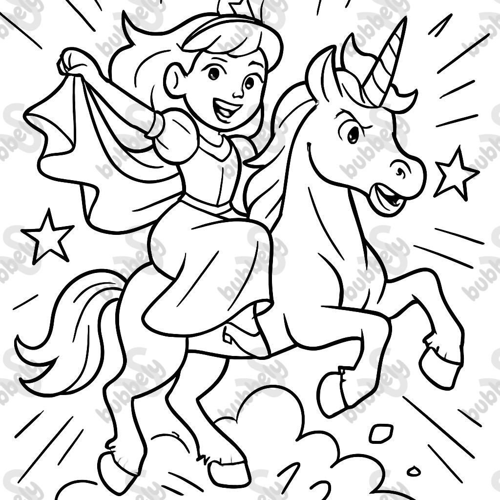 Une licorne princesse Une licorne princesse