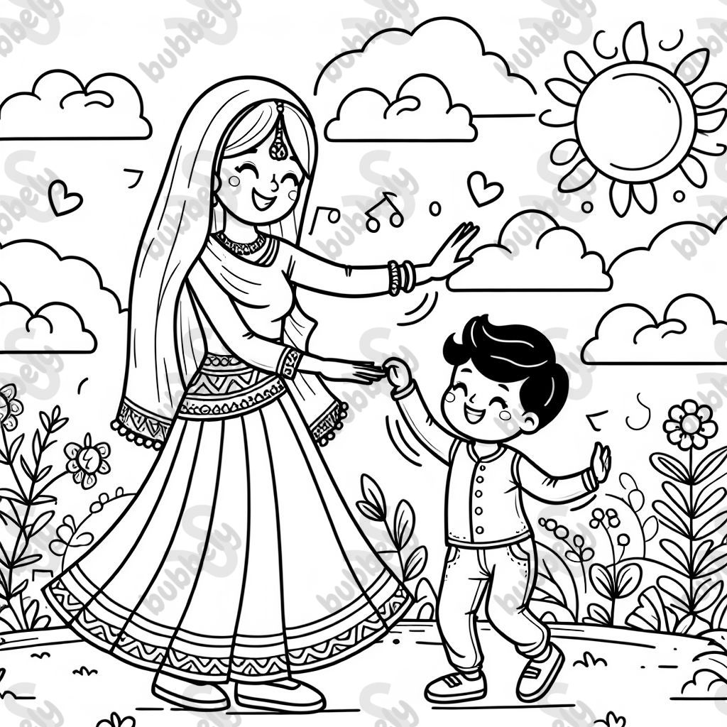 Une mère danse avec son fils. Une mère danse avec son fils.