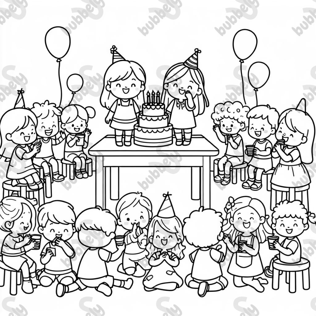 lots of kids at a party